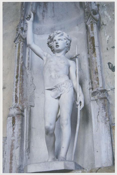 statue : Saint Jean-Baptiste enfant