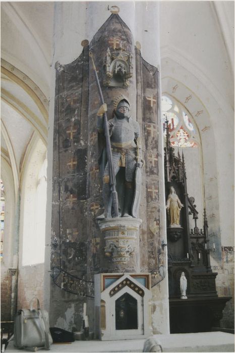 statue : Saint Quirin, avant restauration (juin 2003)