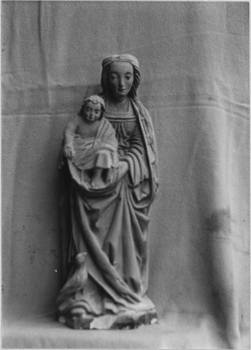 Statuette : Vierge à l'Enfant, avant restauration