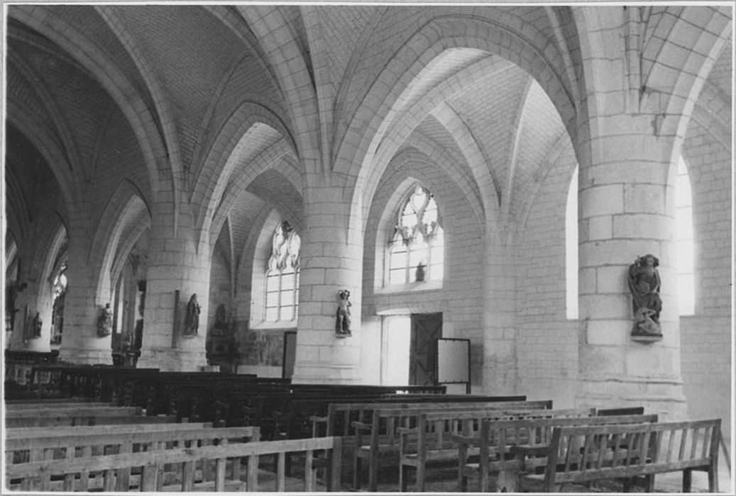 Statues : Saint Michel et Saint Sébastien, après restauration