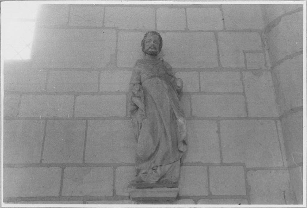 Statuette : Saint Marc, après restauration