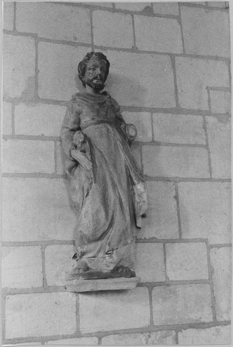 Statuette : Saint Marc, après restauration