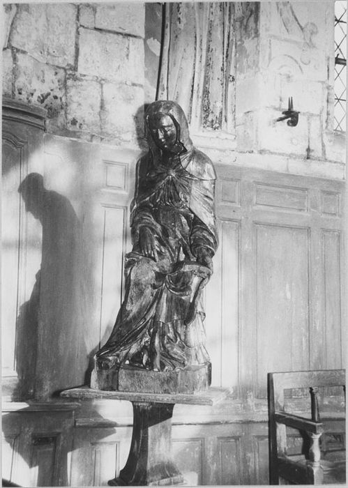 Groupe sculpté : Éducation de la Vierge