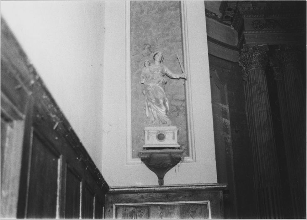 Statuette-reliquaire : Vierge à l'Enfant