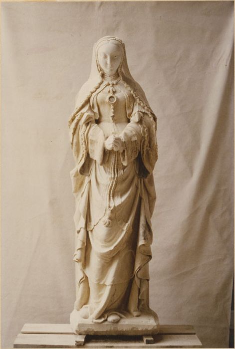 Statue : Vierge, après restauration