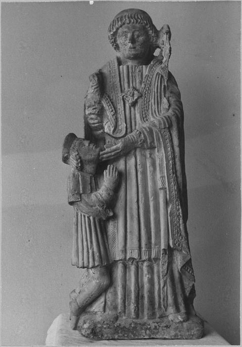 Statue : Saint Marcoul, après restauration (1976)