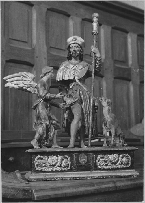 Statuette-reliquaire : Saint Roch