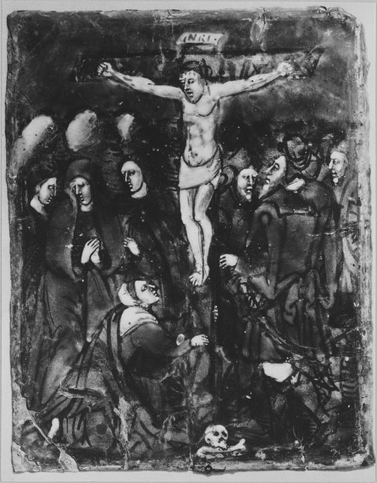 14 PLAQUES DECORATIVES : Crucifixion