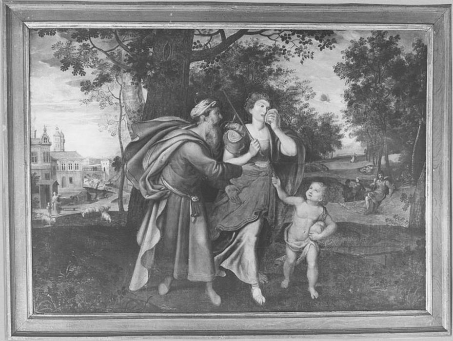 TABLEAU : ABRAHAM CHASSANT AGAR ET ISMAEL, après restauration - © Ministère de la Culture (France), Médiathèque du patrimoine et de la photographie, diffusion RMN-GP