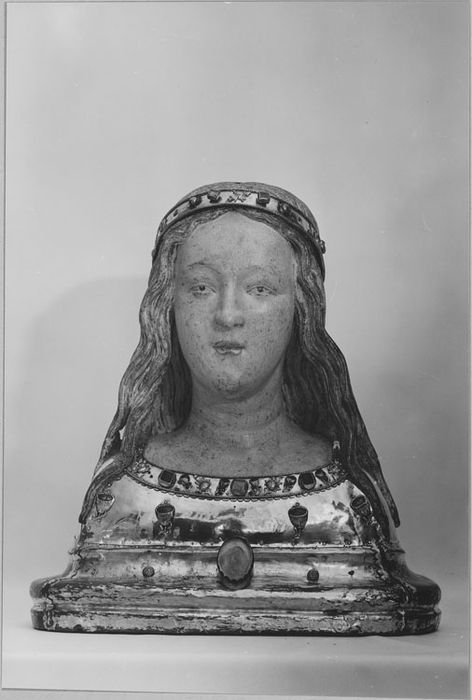 Buste-reliquaire de sainte Marguerite, face