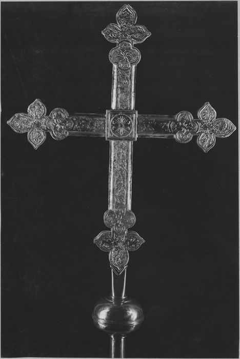 Croix de procession (Trésor des Eglises de Brienne-le-Château), revers