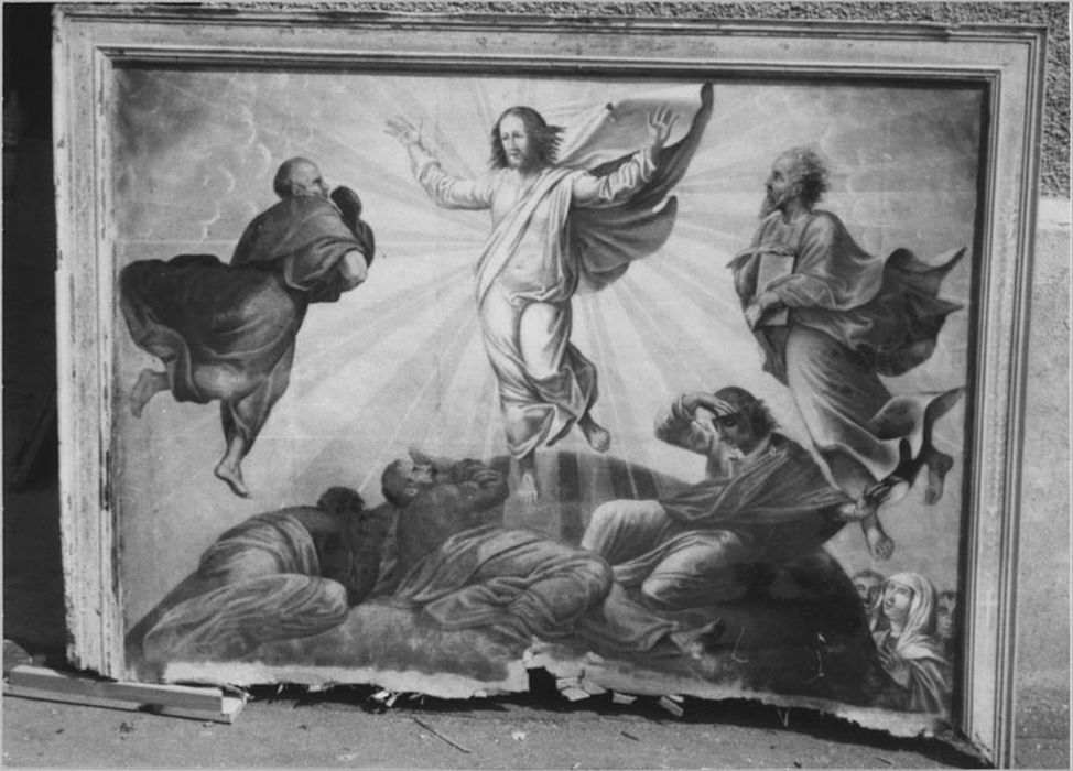 Panneau peint : Transfiguration