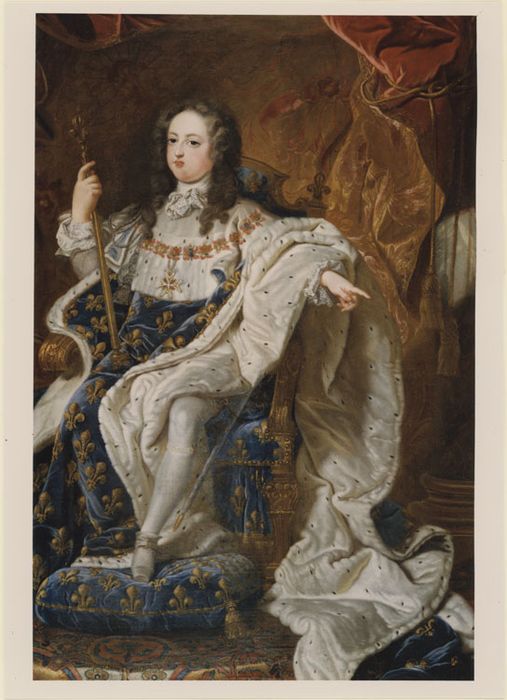 Tableau : Portrait de Louis XV, après restauration