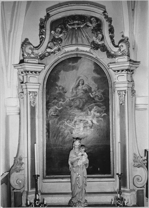 Retable latéral ; Tableau : Assomption