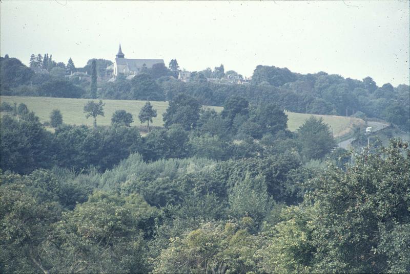 Le village de Gerberoy et la campagne environnante