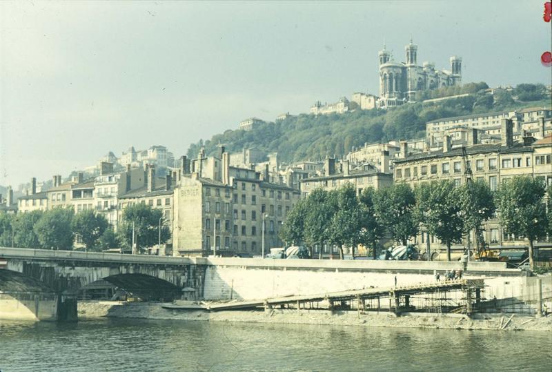 La Saône et la basilique de Fourvière