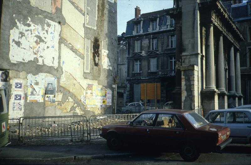 Immeuble démoli aux abords de la Porte Stanislas