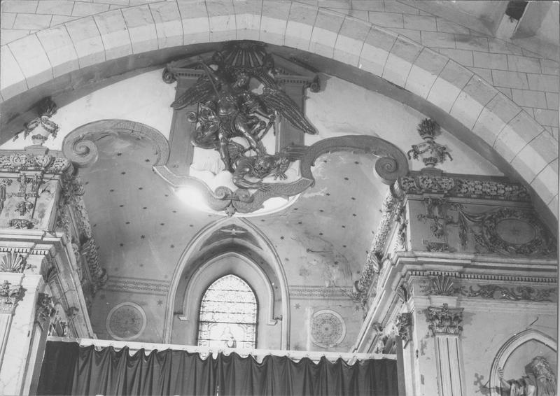 maître-autel, bas-relief : Annonciation (l')