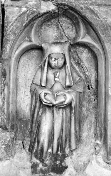 monument funéraire de Jean de Cojordan, évêque d'Avignon puis de Mirepoix, détail