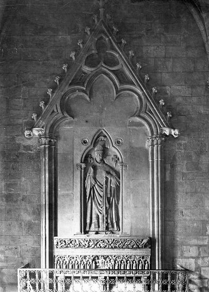 monument funéraire de Guillaume Razouls, évêque de Carcassonne, vue générale