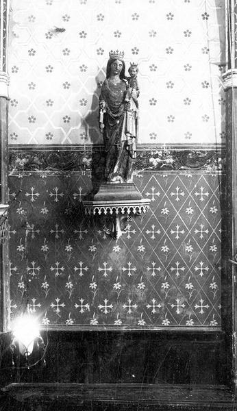 statue : Vierge à l'Enfant, vue générale - © Ministère de la Culture (France), Médiathèque du patrimoine et de la photographie (objets mobiliers), tous droits réservés