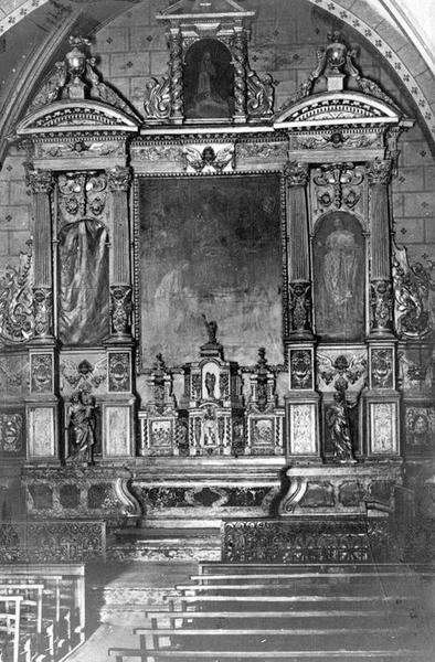 retable, tableaux, vue générale
