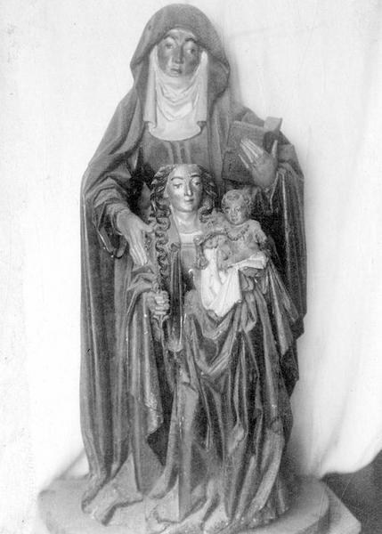 groupe sculpté : Sainte Anne, la Vierge et l'Enfant, vue générale
