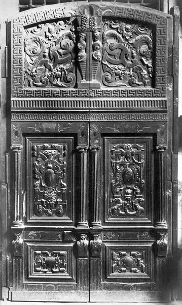 vantaux de porte, vue générale