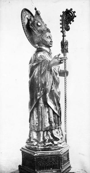 statuette-reliquaire : saint Martin, vue générale