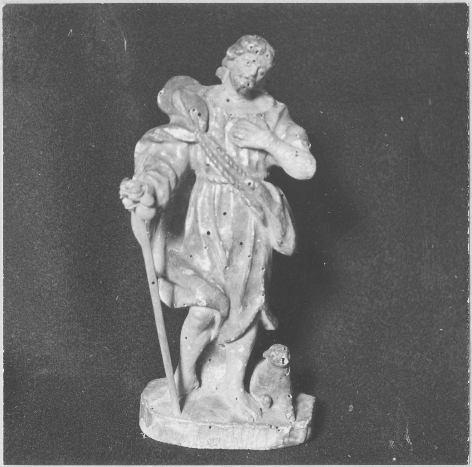 statuette : Saint Roch, vue générale - © Ministère de la Culture (France), Médiathèque du patrimoine et de la photographie (objets mobiliers), tous droits réservés