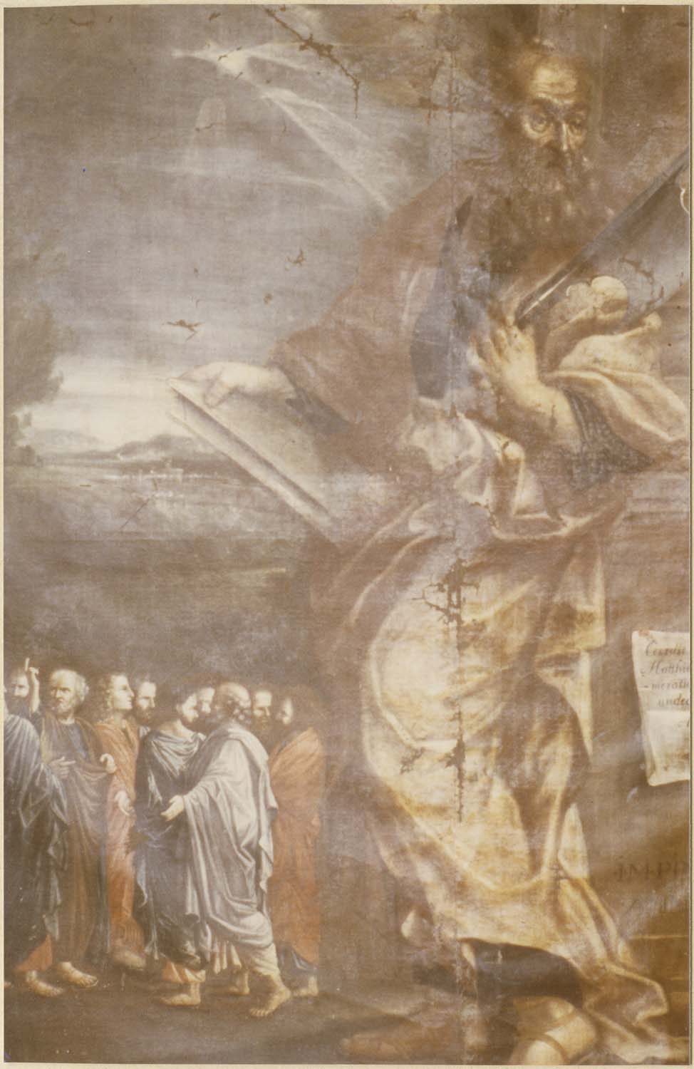 tableau : Saint Matthias, détail