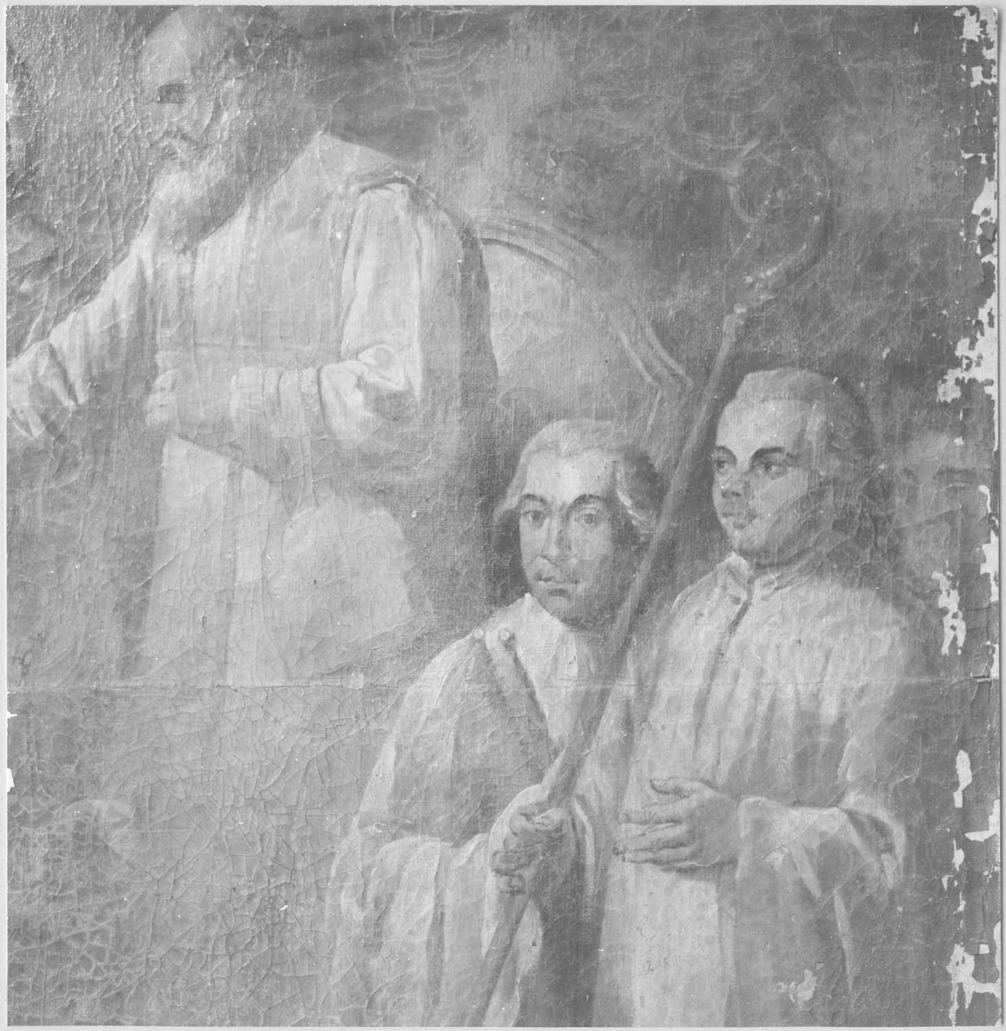 tableau : L'Ordination de saint Vincent, détail