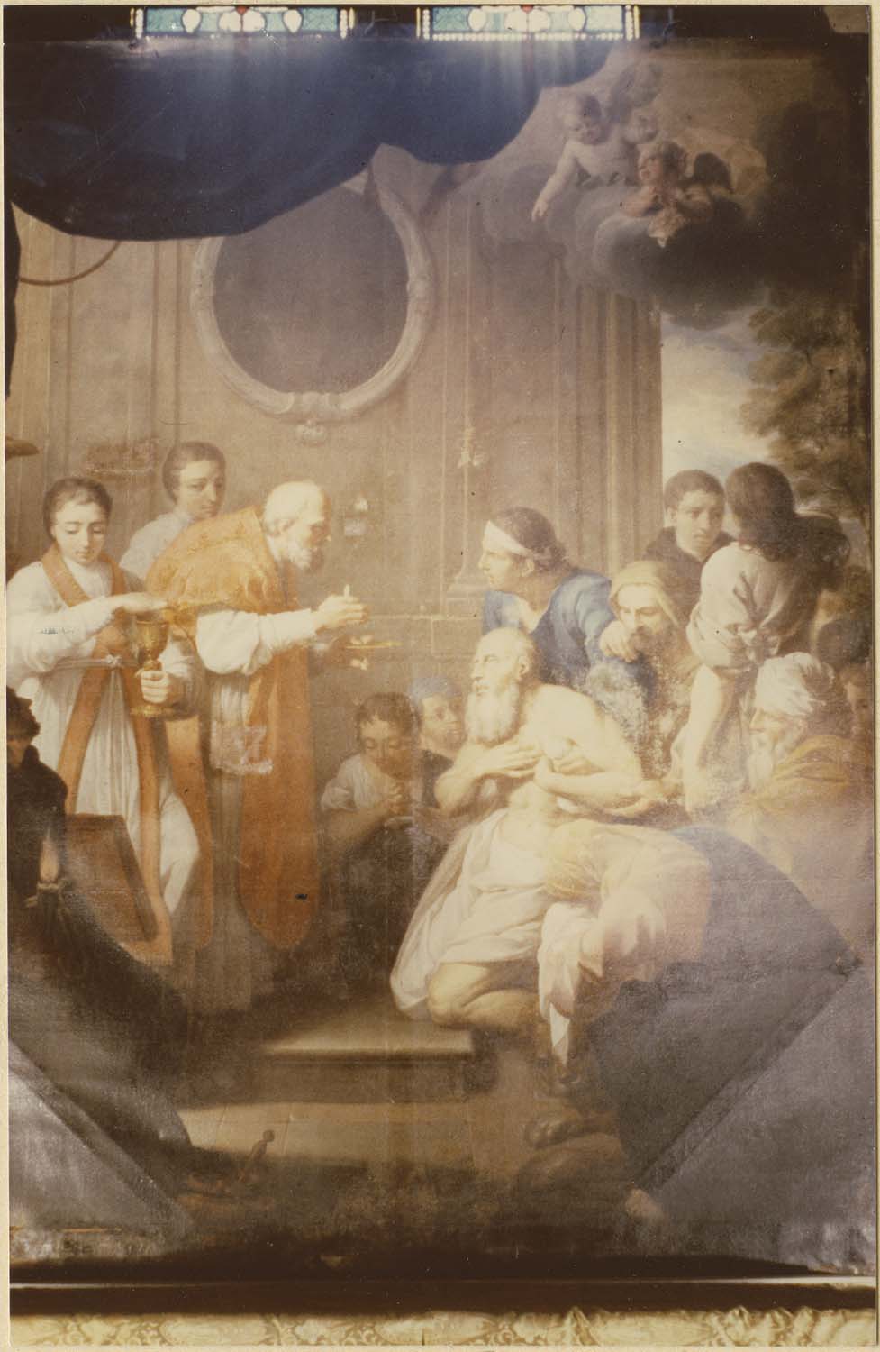 tableau : La Communion de saint Jérôme, vue générale