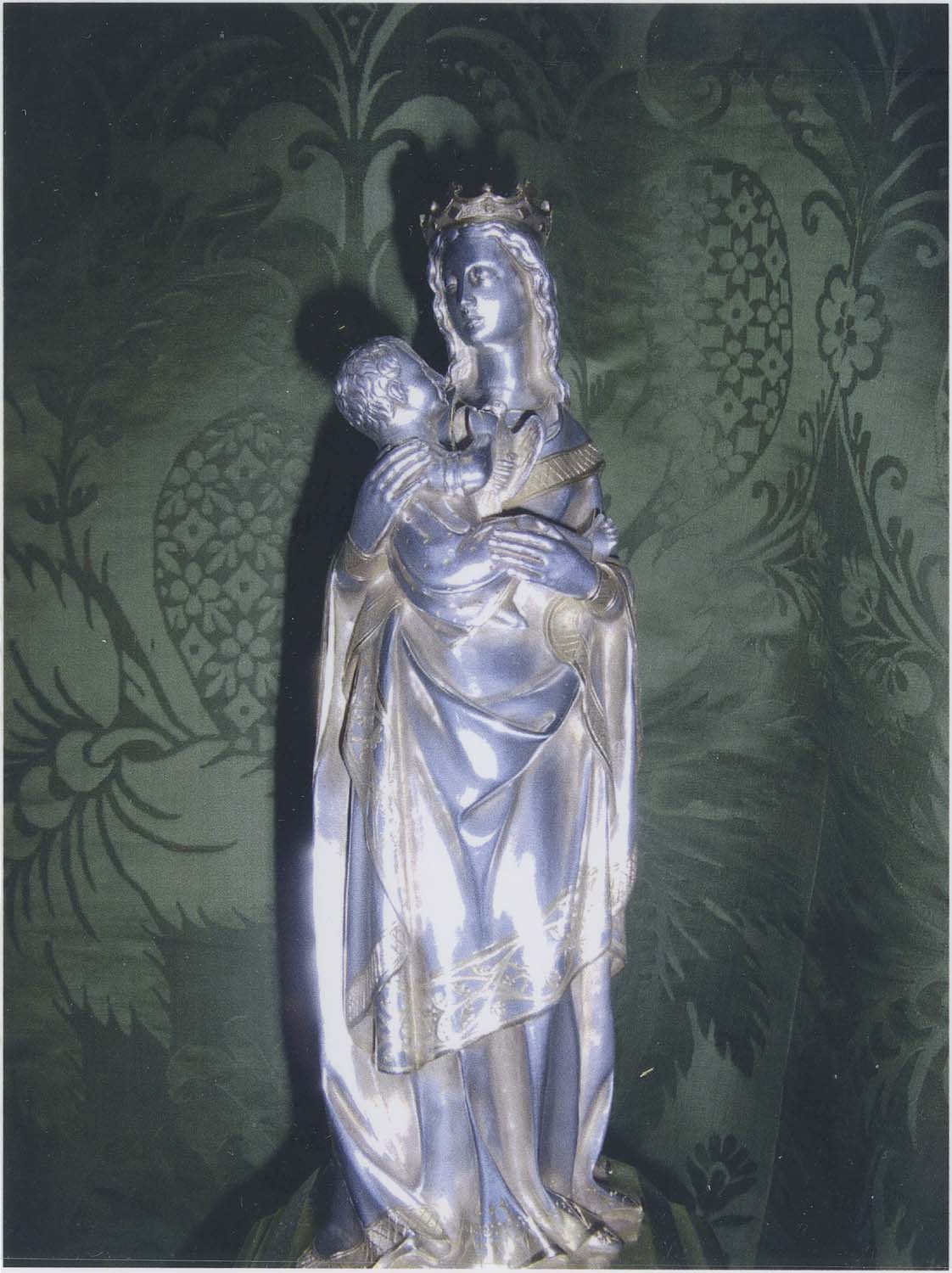 statue-reliquaire de la Vierge à l'Enfant, vue générale