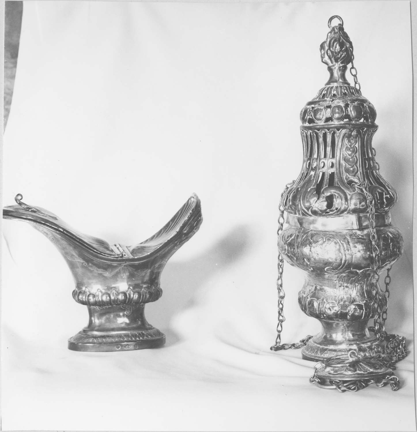 encensoir, navette à encens, vue générale - © Ministère de la Culture (France), Médiathèque du patrimoine et de la photographie (objets mobiliers), tous droits réservés