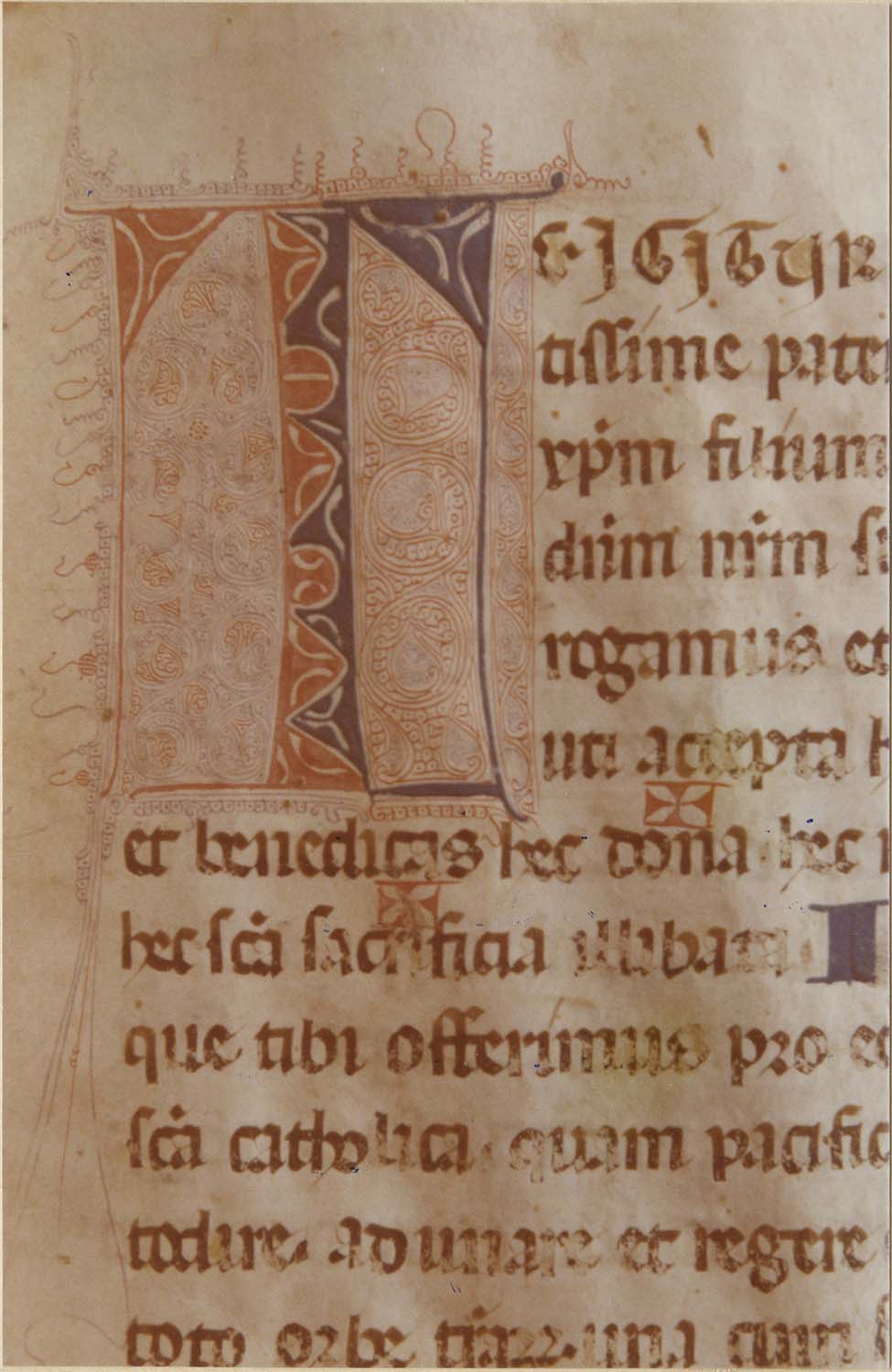 manuscrit : Sacramentaire de Moussoulens, détail - © Ministère de la Culture (France), Médiathèque du patrimoine et de la photographie (objets mobiliers), tous droits réservés
