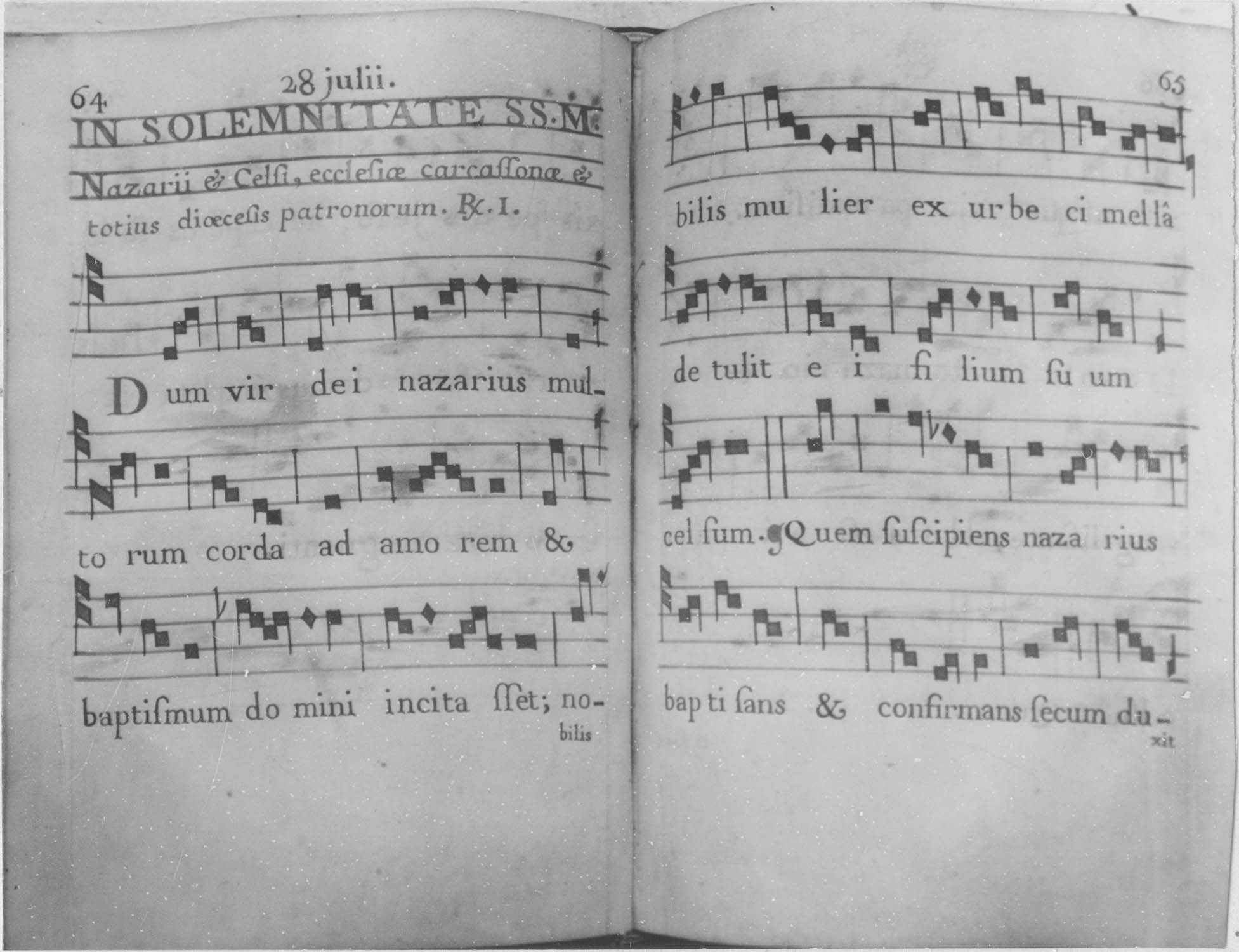 livre liturgique : antiphonaire, détail - © Ministère de la Culture (France), Médiathèque du patrimoine et de la photographie (objets mobiliers), tous droits réservés