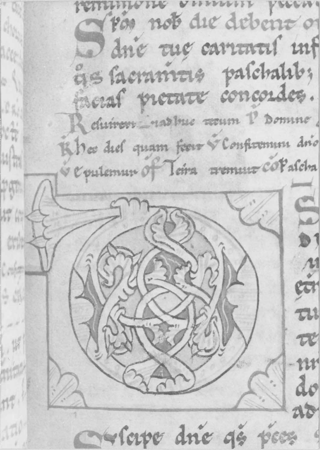 manuscrit : Sacramentaire de Moussoulens, détail