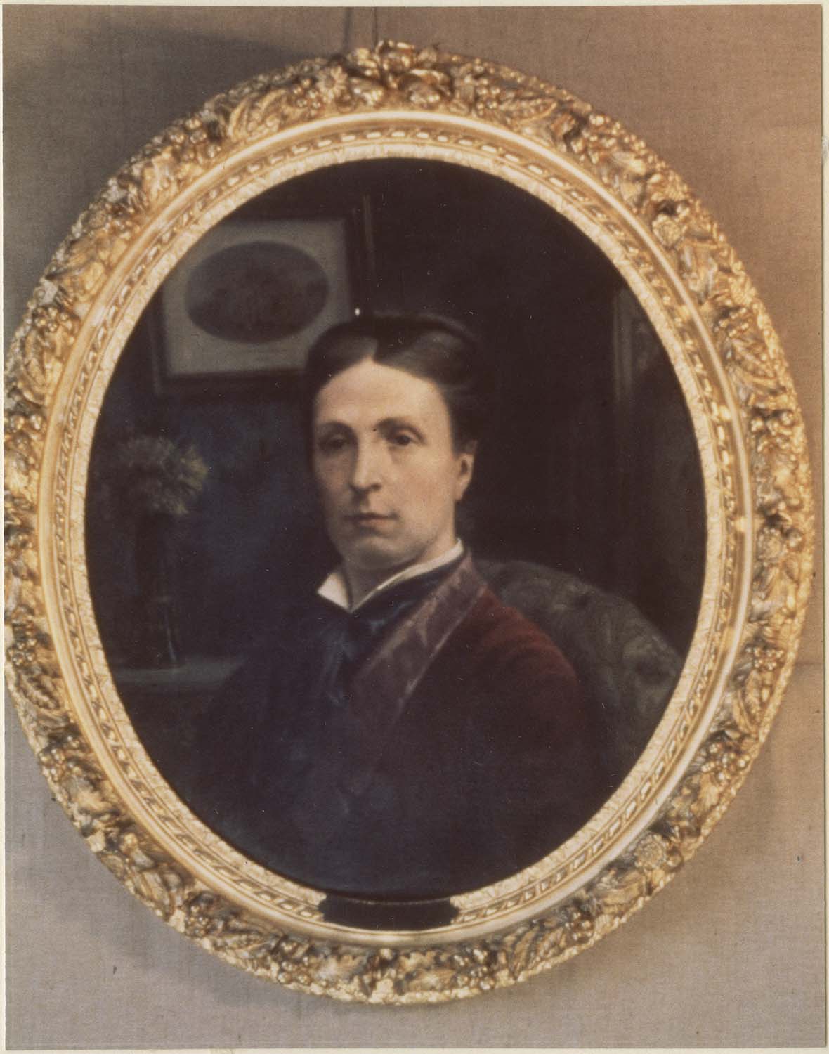 tableau : Madame Léon Sicard, née Fedou, cadre, vue générale