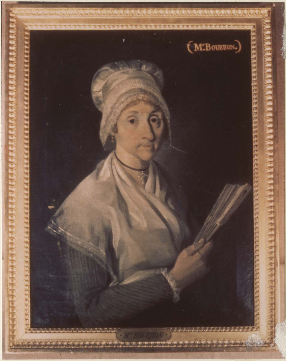 tableau : madame Bourbon, cadre, vue générale