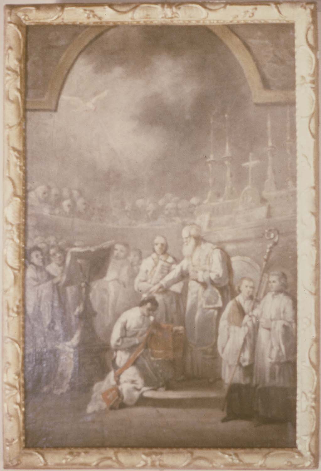 tableau : L'Ordination de saint Vincent, vue générale