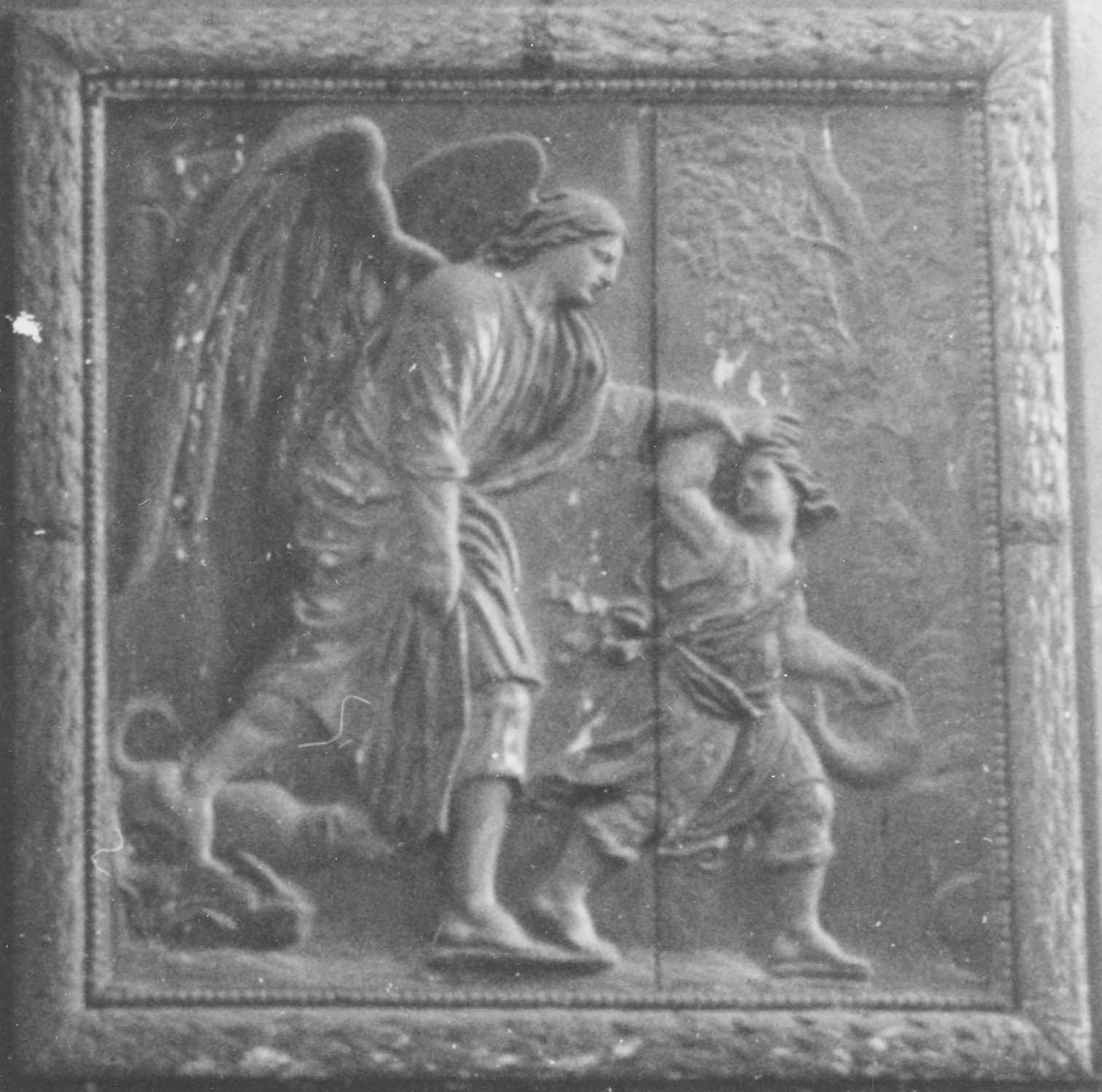 relief (panneau sculpté) : Voyage de Tobie et de l'archange Raphaël, vue générale - © Ministère de la Culture (France), Médiathèque du patrimoine et de la photographie, diffusion RMN-GP
