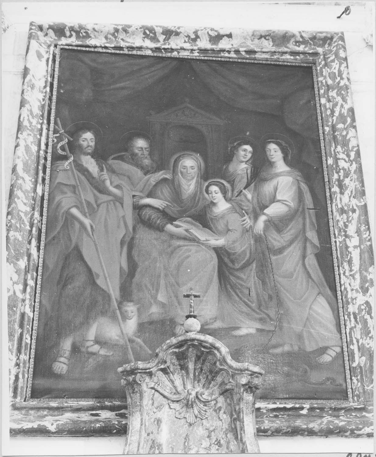 tableau : Education de la Vierge, vue générale - © Ministère de la Culture (France), Médiathèque du patrimoine et de la photographie, diffusion RMN-GP