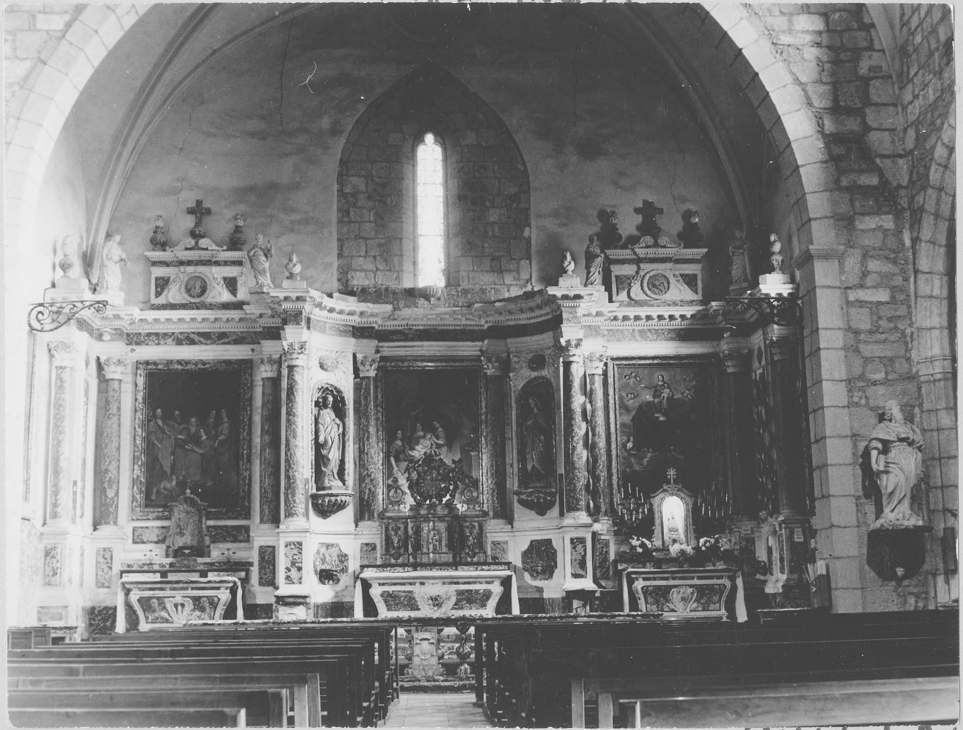 maître-autel, tabernacle, retable, vue générale - © Ministère de la Culture (France), Médiathèque du patrimoine et de la photographie, diffusion RMN-GP