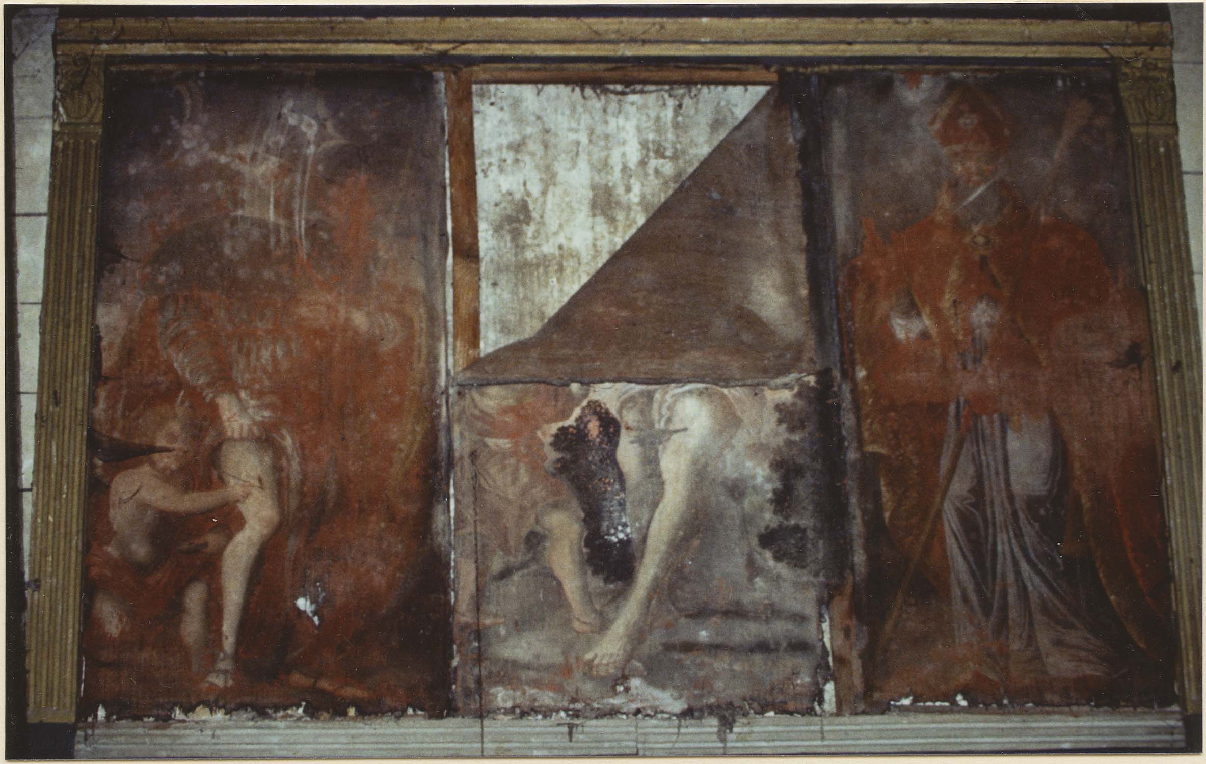 triptyque : saint Roch, saint Sébastien, saint Saturnin, vue générale