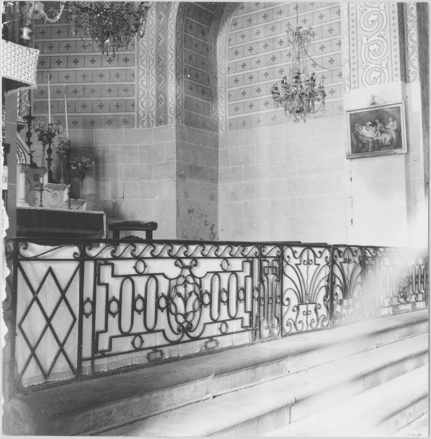 clôture de choeur (table de communion), vue générale - © Ministère de la Culture (France), Médiathèque du patrimoine et de la photographie, diffusion RMN-GP