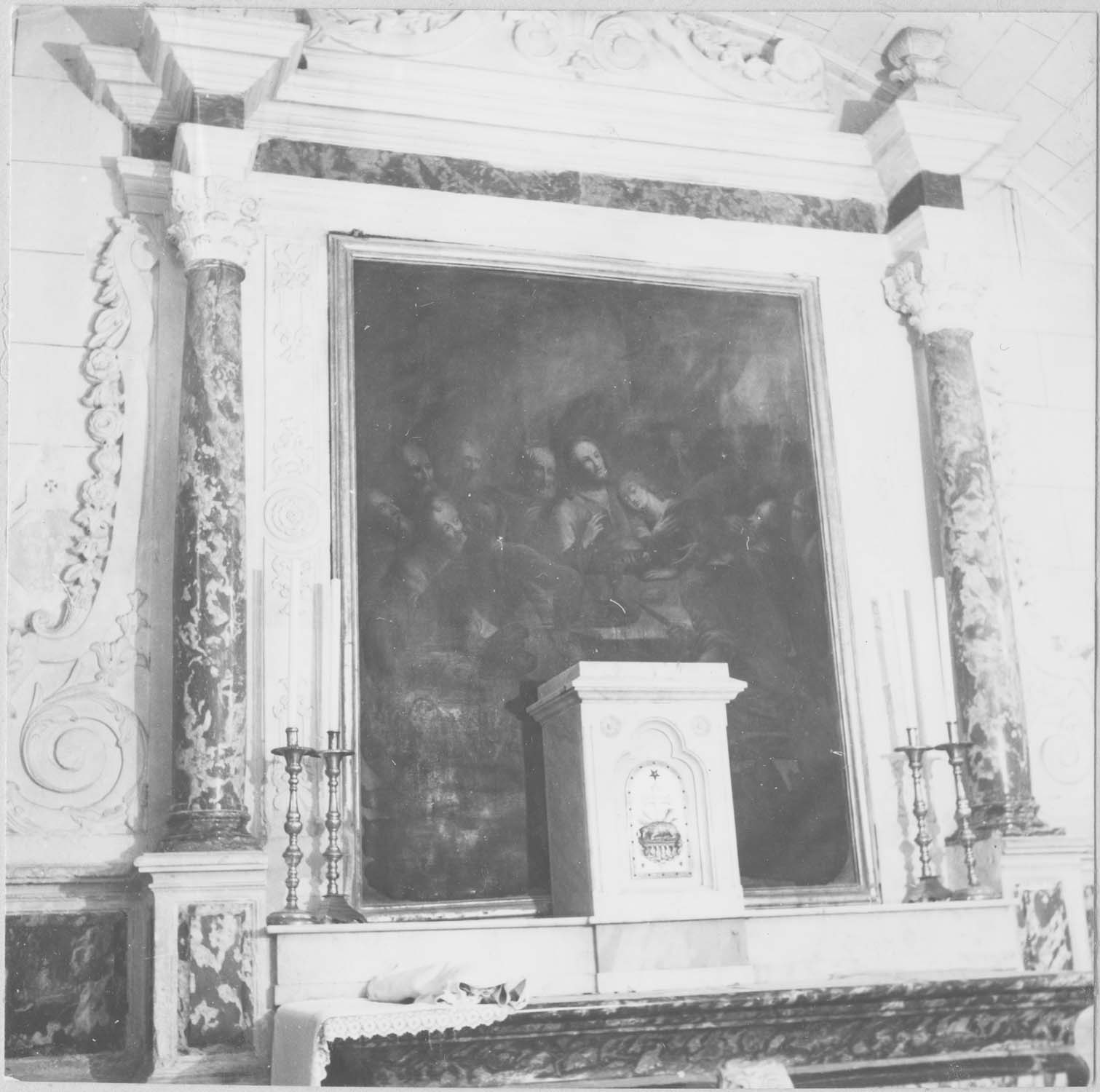 tableau : La Cène, vue générale