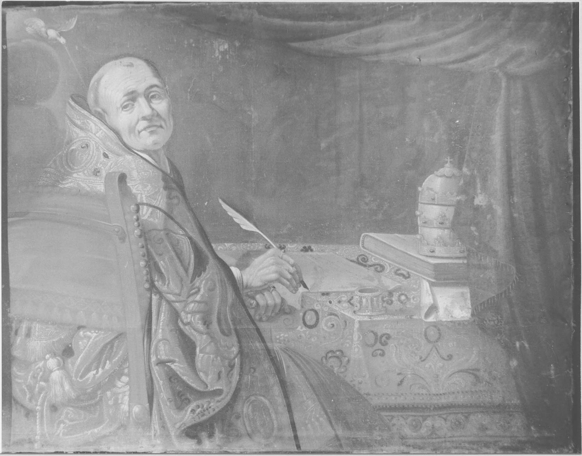 tableau : saint Grégoire docteur de l'Eglise latine, vue générale