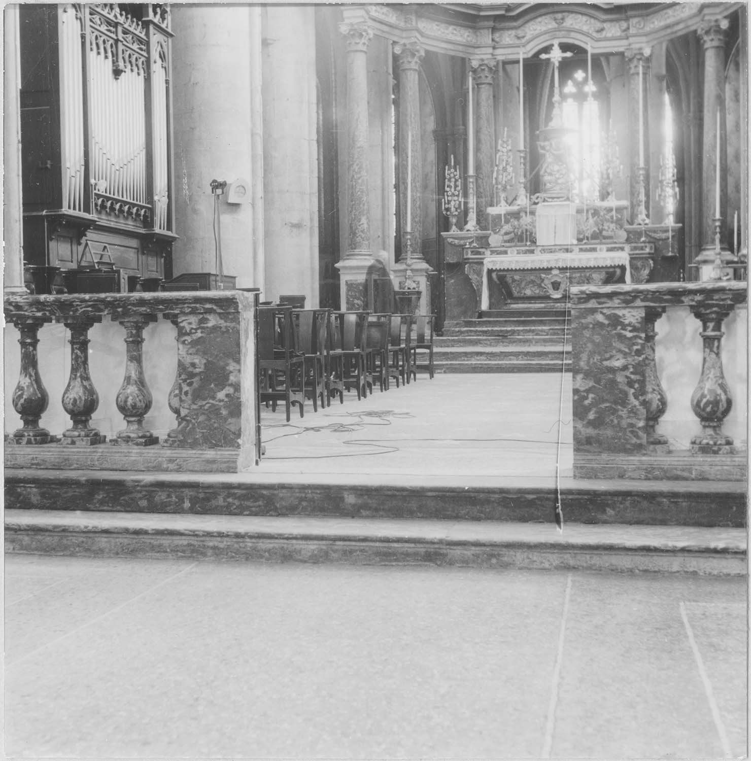 clôture de choeur (table de communion), vue générale