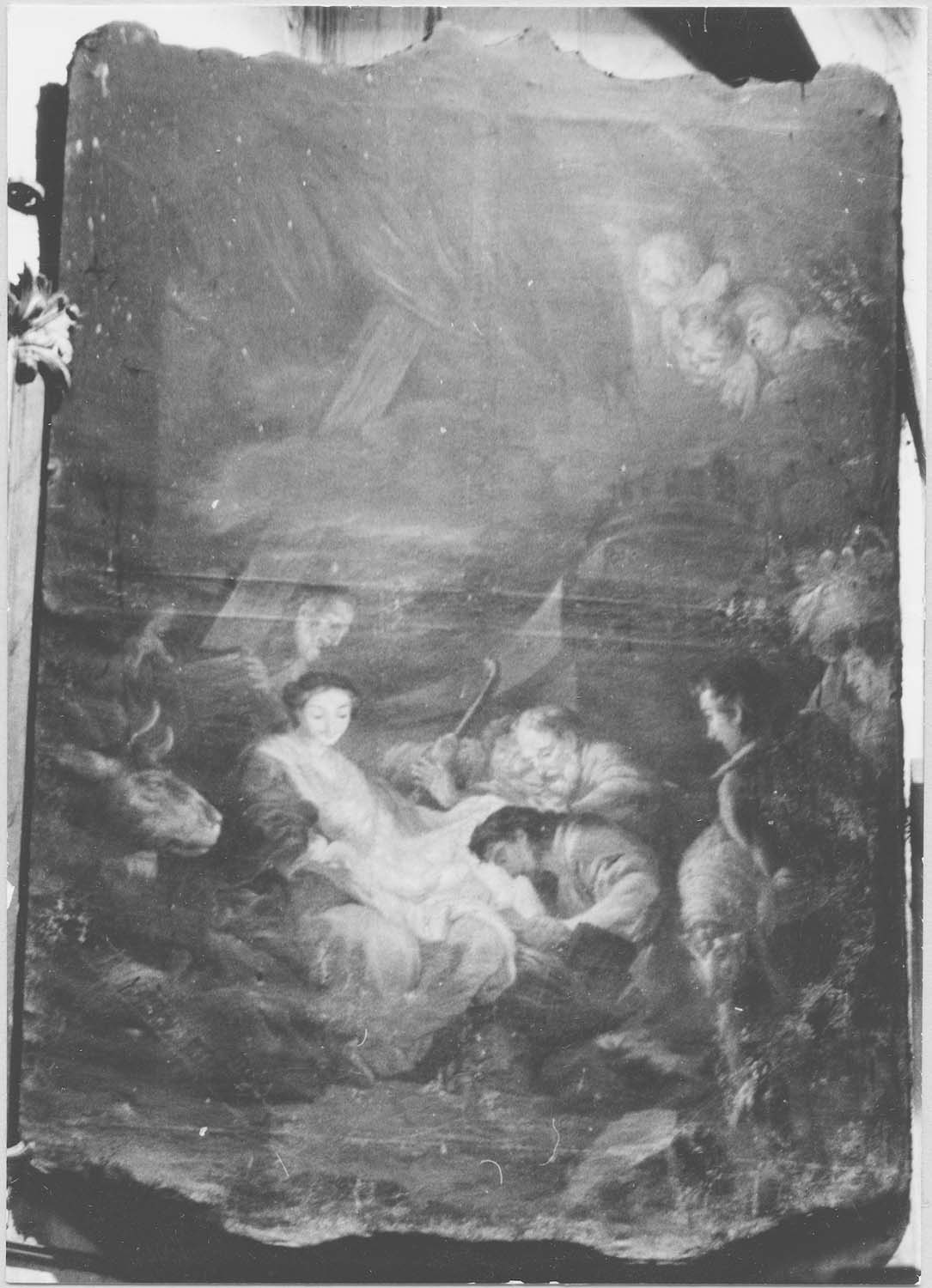 tableau : L'Adoration des bergers, vue générale